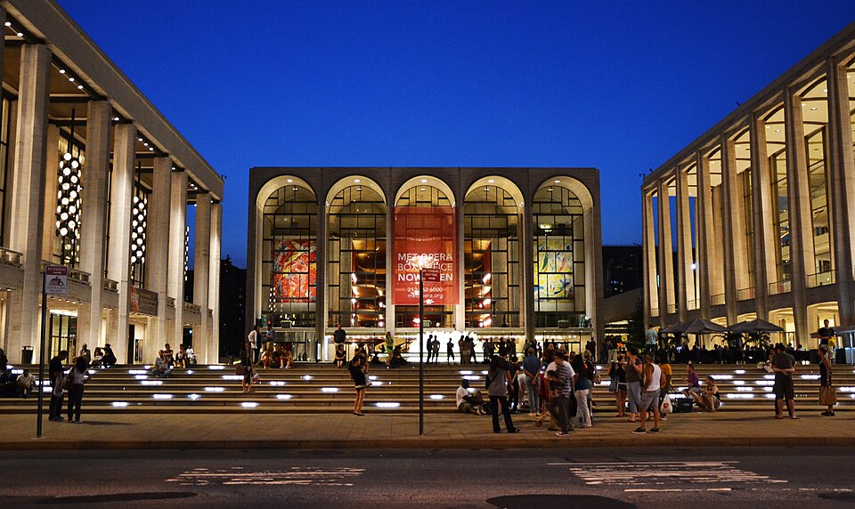 Lincoln Center in New York at dawn